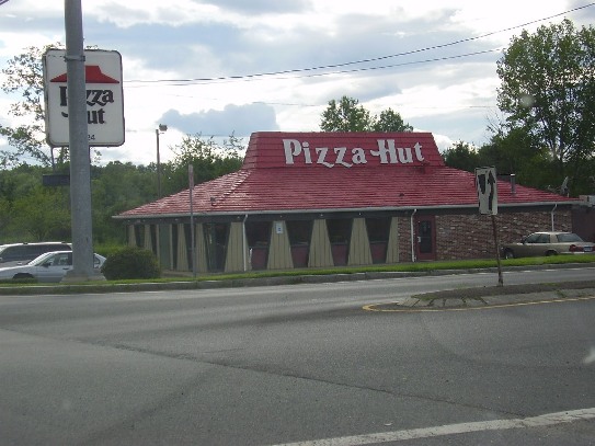 pizza hut logo evolution. the pizza hut in my town still looks like this: (amherst, ma). On Jun.21.2009 at 03:06 AM